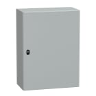 SCHNEIDER ELECTRIC - SNRNSYS3D8630P Cassetta in acciaio montata a parete, PanelSeT S3D, porta piena, con piastra di montaggio, 800x600x300mm, IP66, IK10