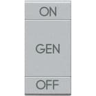 BTICINO - BTINT4911AFN Wippe 'On-Gen-Off' 1-Modulig Tech