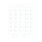 CABUR SRL - CBRNU08510NIV CNU/8/51/NI/V T.100 TESS. NUM.NI V