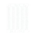 CABUR SRL - CBRNU08510W1V CNU/8/51/W1 TAB.100 TESSERE W1 V