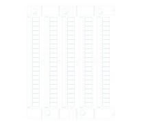 CABUR SRL - CBRNU08510W2V CNU/8/51/W2 TAB.100 TESSERE W2 V