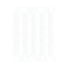 CABUR SRL - CBRNU0851601 CNU/8/601 TAB.100 TESSERE 601-650