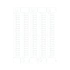 CABUR SRL - CBRNU0851LV CNU/8/51/L TAB.100 TESSERE L VER