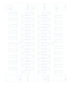 CABUR SRL - CBRNUT12FL NUT12FL TESS. FLAT TUB. PVC BIANCA 12MM