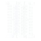 CABUR SRL - CBRNUT12FL NUT12FL TESS. FLAT TUB. PVC BIANCA 12MM