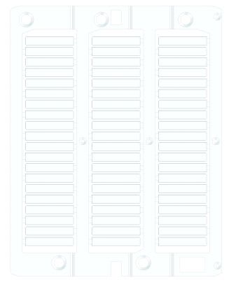 CABUR SRL - CBRNUT23 NUT/23 TESS.TUB.L=23MM (X60)