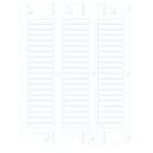 CABUR SRL - CBRNUT23 NUT/23 TESS.TUB.L=23MM (X60)