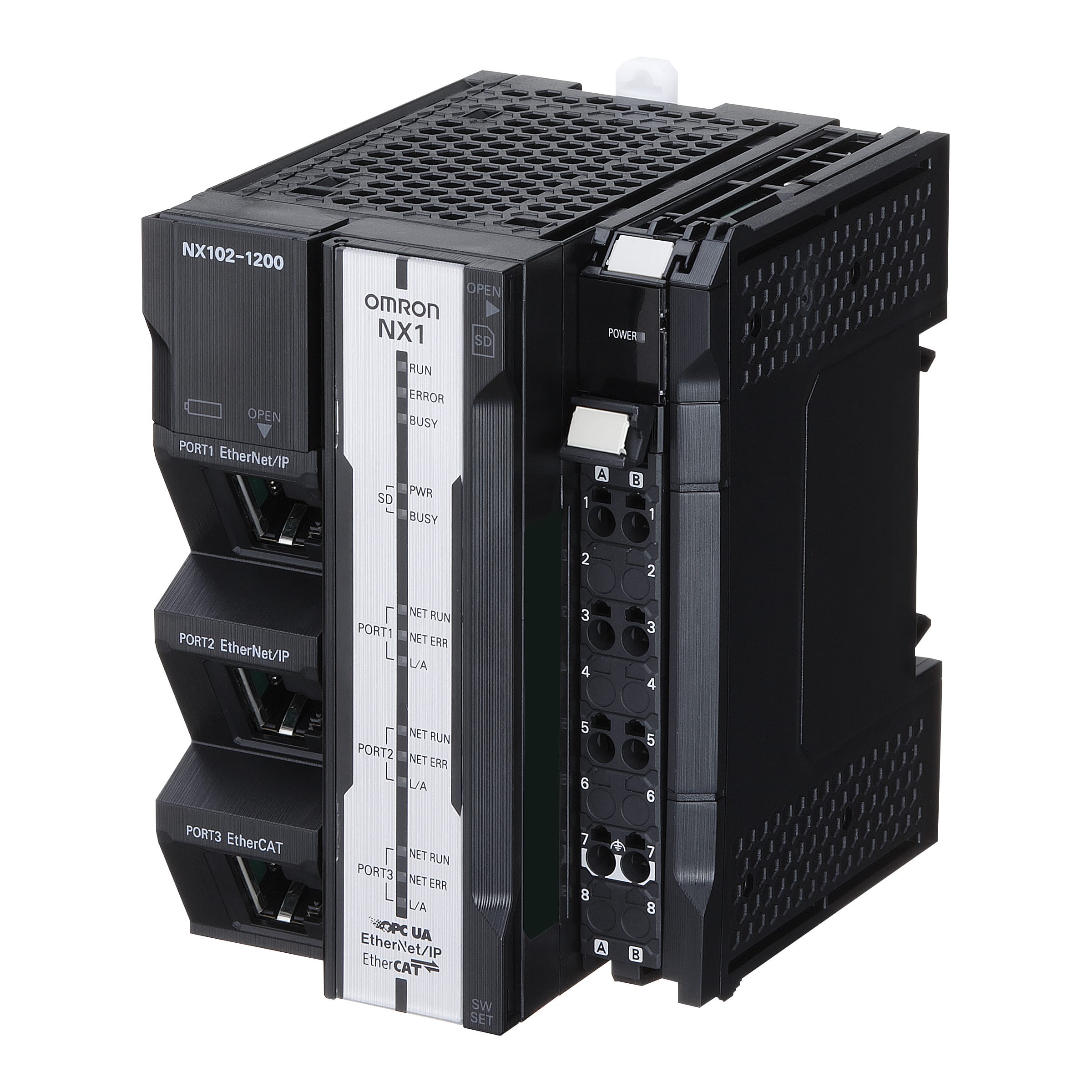 OMRON - OMRNX1021200 CONTROLLORE NX1, 8 ASSI, OPC UA