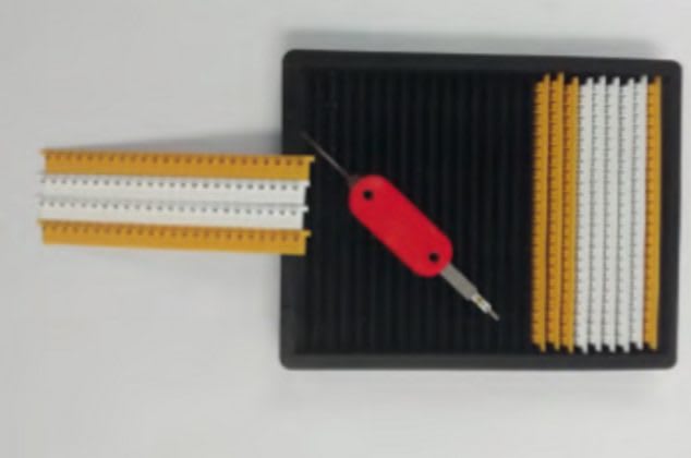 CABUR SRL - CBRCAB1176W NUMERAZ. MANUALE 4X2,6MM BIANCO TEXT 6