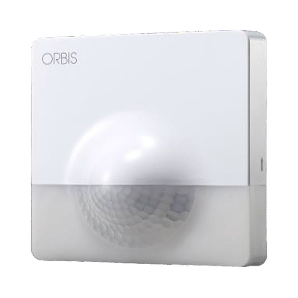 ORBIS - ORBOB131512 NEOMAT Rivelatore di movimento da parete e angolo, rilevamento: angolo 180°, diametro 11m ad altezza 2.5m, 230V