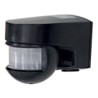 ORBIS - ORBOB135812 ISIMAT+ NERO Rivelatore di movimento da parete, rilevamento: angolo 200°, frontali 12m e laterali 8m, 230V