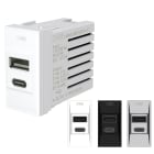 ORBIS - ORBOB140622 MINICARG USB A+C 5VDC 3A INC ALIM.230V