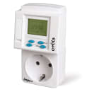 ORBIS - ORBOB162532 TEMPO+ Interruttore orario digitale a spina, giornaliero/settimanale, spina schuko, presa Schuko, 230V