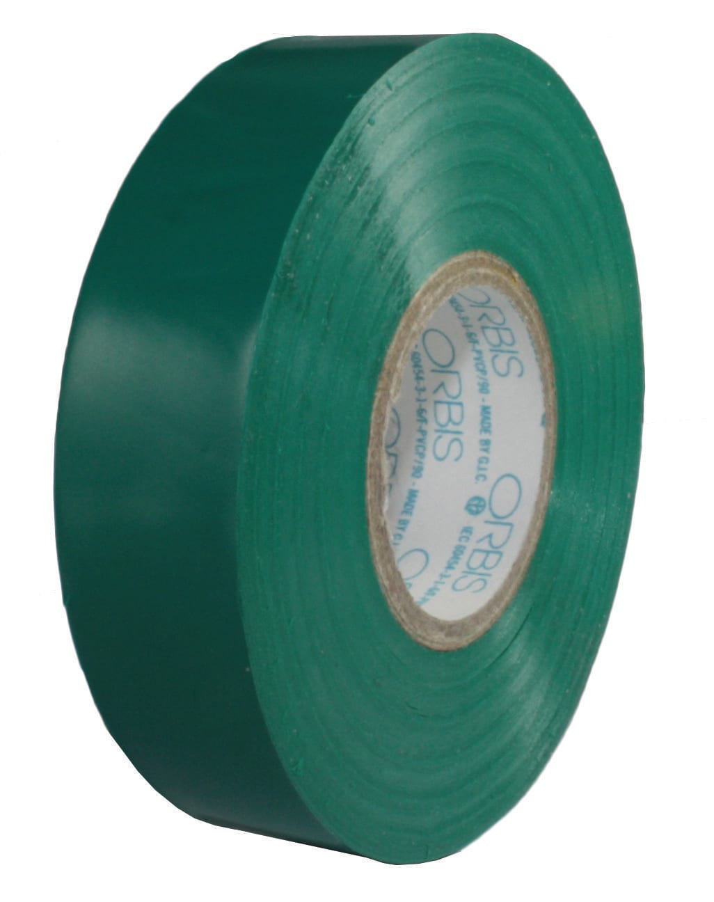 ORBIS - ORBOB550282 VE2525-15 VERDE Nastro isolante, spessore 0.15 mm, dimensioni: 25 mm x 25 m, confezione 96 pz