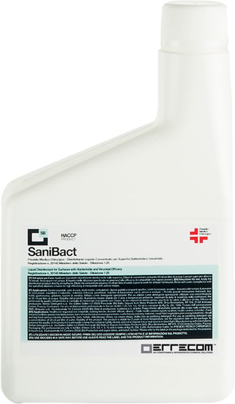 ORBIS - ORBOB557007 SANIBACT flacone da 500 ml, Disinfettante liquido per superfici (Presidio Medico Chirurgico)