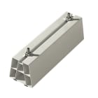 ORBIS - ORBOB572094 SPE 350/80 Base di supporto a pavimento lunghezza 350 mm, sezione 80x80 mm, compl. di viti, RAL1013, portata MAX 300 Kg