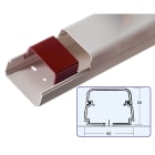 ORBIS - ORBOB572106 CBM7511 Canalina 110 x 75 mm, lunghezza 2 m