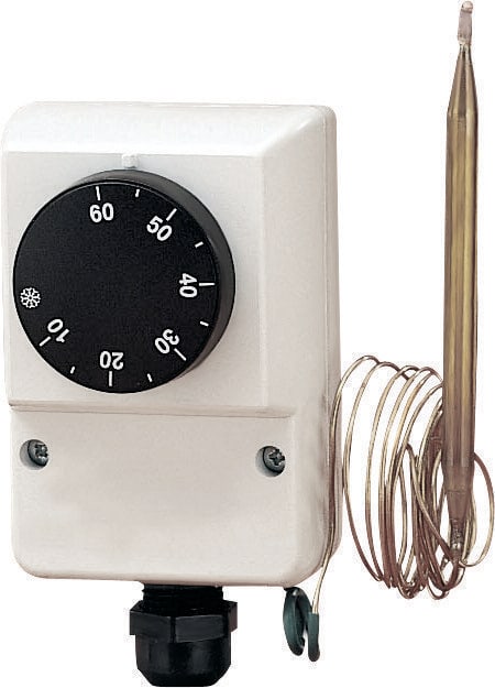 ORBIS - ORBOB581170 TS 9520 Termostato scatolato, dispositivo interno: termoregolatore a capillare, campo regolazione 0 - 90 °C, IP40