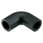 ORBIS - ORBOB587050 CV90/15 Raccordo nero flessibile a curva 90°, diametro 15 mm, per il collegamento all'ingresso del blocco di rilevazione