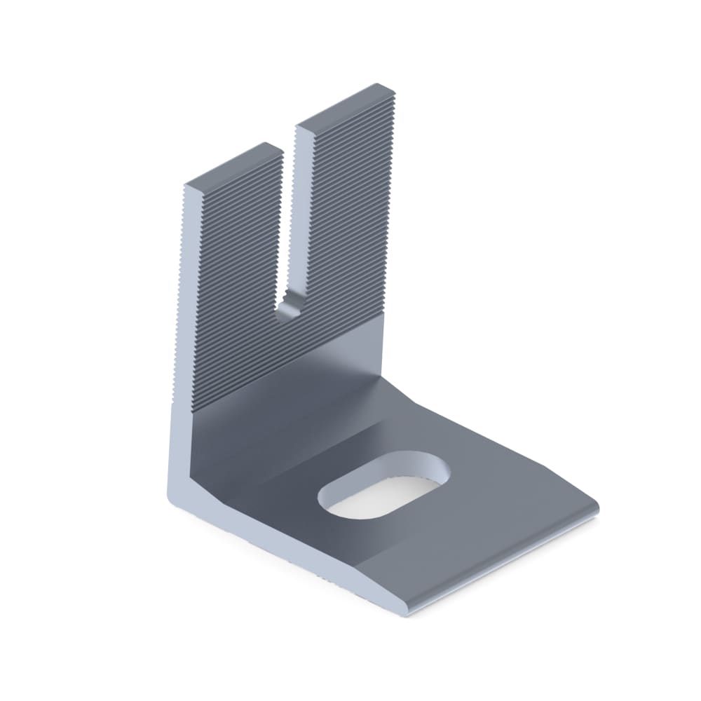 ORBIS - ORBOB620125 SLL64 Staffa a"L" in ALLUMINIO per fissaggio profili, dimensioni 50x56x64mm