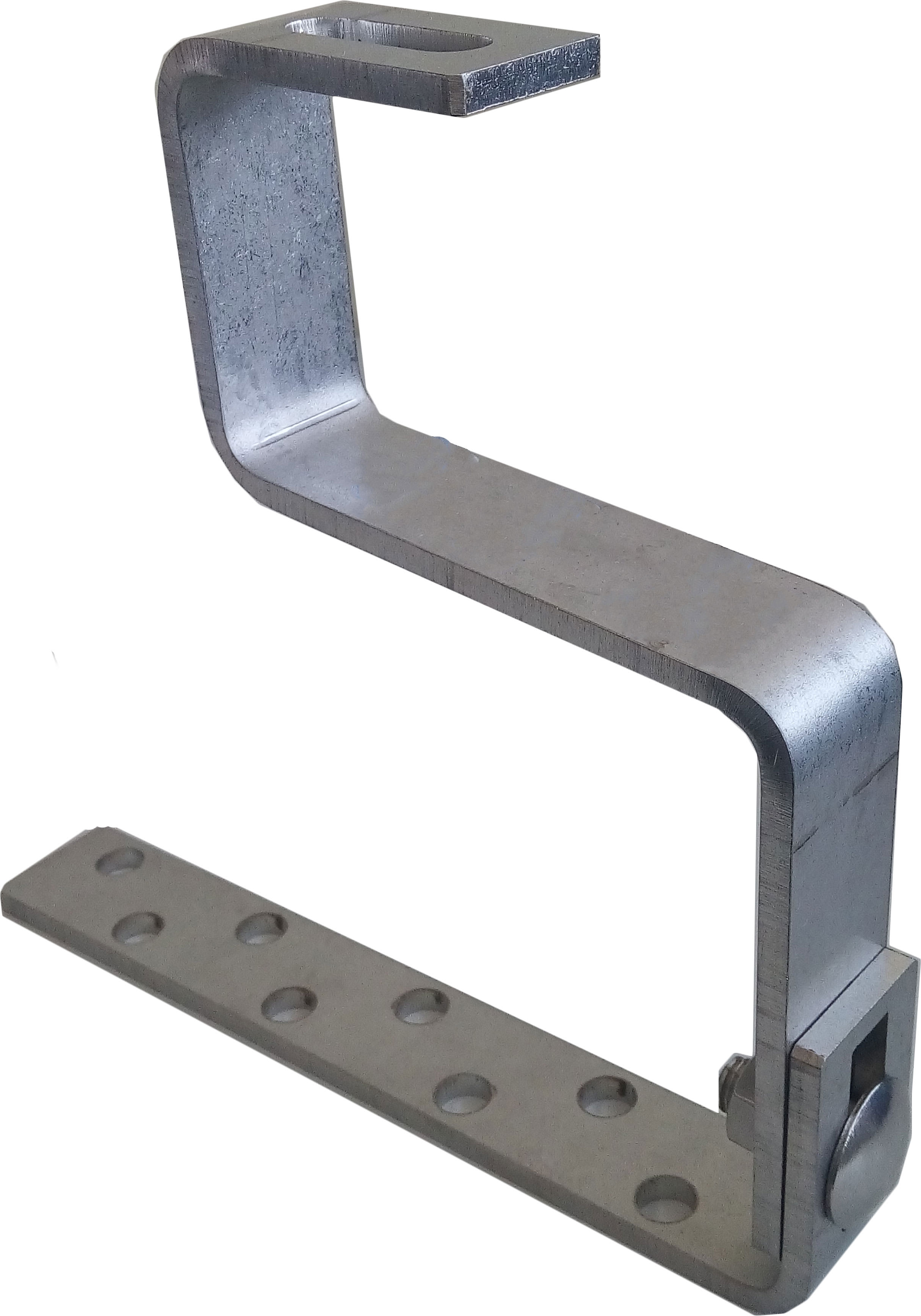 ORBIS - ORBOB620276 SSR-DC-Z Staffa in ACCIAIO ACCAIO ZINCATO A CALDO per tegole DOPPIO COPPO, spessore 5mm