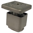 ORBIS - ORBOB620505 MPU-P2545 Morsetto UNIVERSALE PREASSEMBLATO fissaggio moduli, uso da CENTRALE o TERMINALE, colore ALLUMINIO, spessori moduli ammessi 25mm-45mm