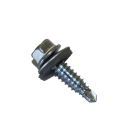 ORBIS - ORBOB620601 VAG-5530-6 Vite Autoperforante in INOX(Bimetallo) testa esagonale con GUARNIZIONE, spessore lamiere 1,5-5mm, lunghezza 30mm, diametro 5,5mm