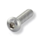 ORBIS - ORBOB620805 TBBM865 Vite brugola M8 in INOX, lunghezza 65mm, testa bombata con cava esagonale,uso con profili modello EASY CLAMP e spessore pannello 44-50mm