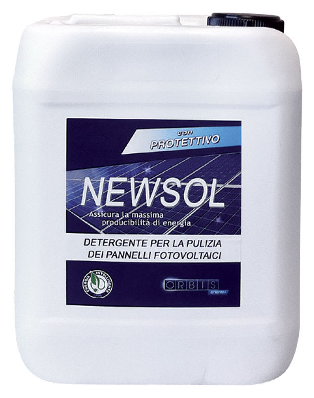 ORBIS - ORBOB620954 NEWSOL 10K Detergente per pannelli fotovoltaici/pannelli solari, tanica 10 Kg