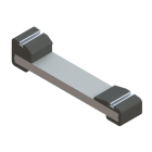 ORBIS - ORBOB620985 ECOZAV Supporto zavorra ecosostenibile con base in conglomerato cementizio avvolta tra due gusci in gomma riciclata peso 41kg dimensioni 1060x226x200