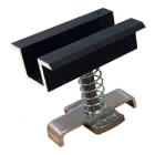 ORBIS - ORBOB621303 MPC-P30RNE Morsetto CENTRALE PREASSEMBLATO fissaggio moduli, colore NERO, spessore modulo ammesso 27 - 30mm