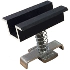 ORBIS - ORBOB621315 MPC-P50NE Morsetto CENTRALE PREASSEMBLATO fissaggio moduli, colore NERO, spessori moduli ammessi 44mm-50mm