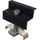 ORBIS - ORBOB621345 MPT-P32NE Morsetto TERMINALE PREASSEMBLATO fissaggio moduli, colore NERO, spessori moduli ammessi 31mm-32mm