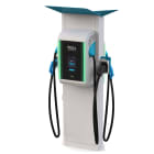 ORBIS - ORBOB94PG03 COMON 12S GRAVITY Sostegno BIFACCIALE per le stazioni di ricarica VIARIS GRAVITY con 1 o 2 uscite CCS+CHAdeMO, colore BIANCO, altezza 2123mm