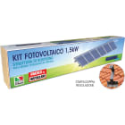 ORBIS - ORBOBKT6315 KIT FST-R6 KIT STRUTTURA DI SOSTEGNO 6 PANNELLI per 6 moduli fotovoltaici in verticale su tetto con tegole o coppi, Staffa DOPPIA REGOLAZIONE