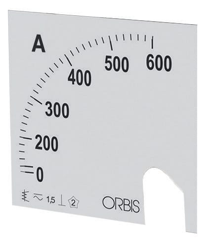 ORBIS - ORBOB523590 CR72S 500A SCALA DC ,dimensioni 72x72