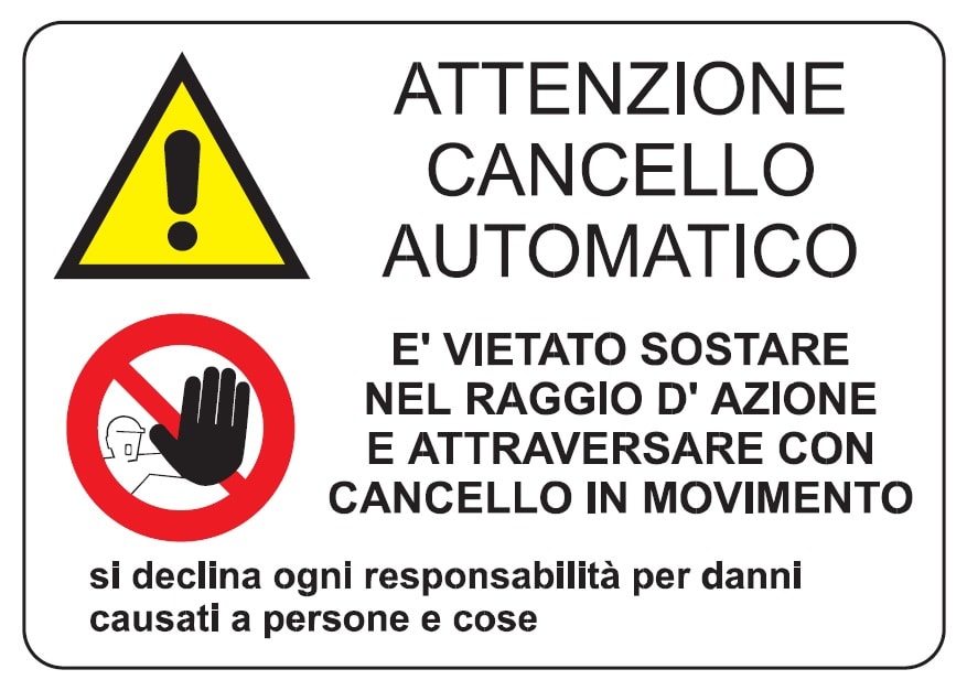 OCMEI SRL - OCM6CR1262-A CART.300X200MM ATT.CANCELLO AUTOM.