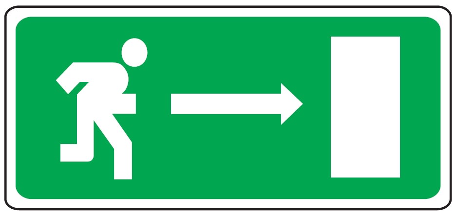 OCMEI SRL - OCM6CR1729-B CART.350X165MM USCITA EMERGENZA DX