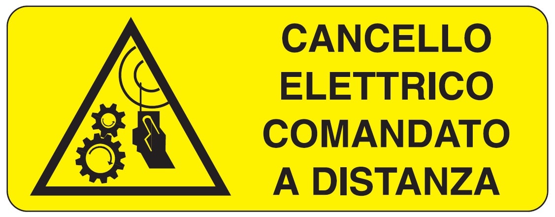 OCMEI SRL - OCM6CR452-A CART.PERICOLO F.TO MM 330X125