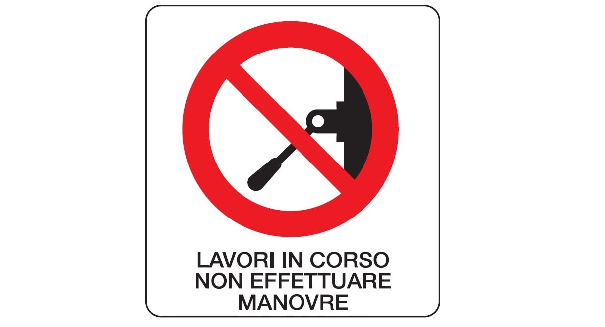 OCMEI SRL - OCM6CR591-B CART.DIVIETO F.TO MM 330X350