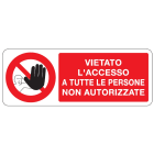 OCMEI SRL - OCM6CR720-A CART.DIVIETO F.TO MM 330X125