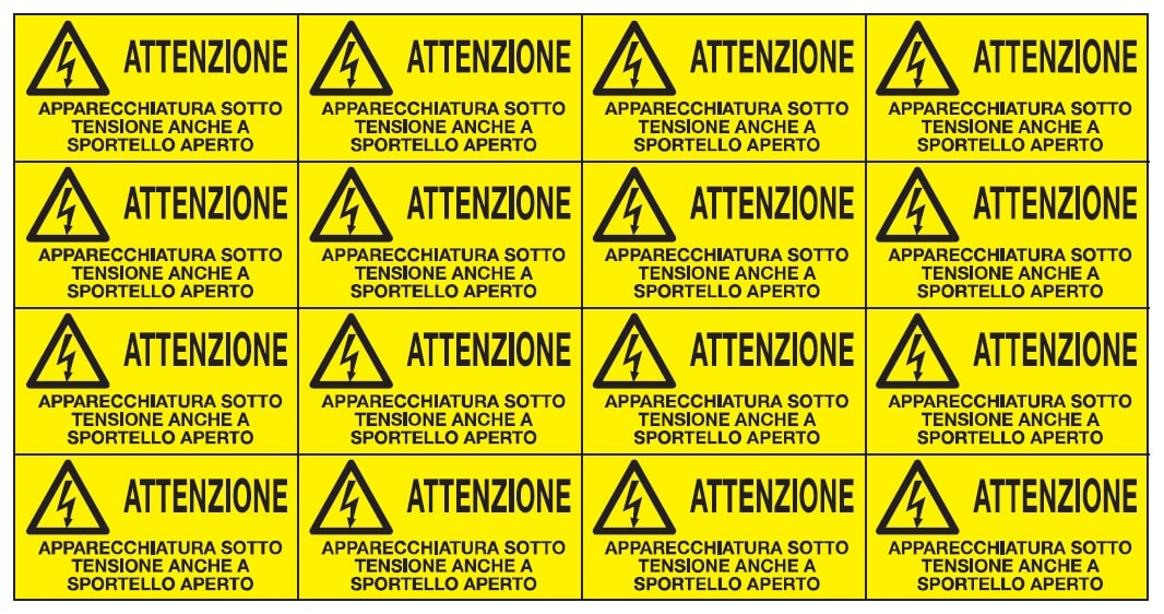 OCMEI SRL - OCM6ET2314 CF.10F ETICH. APP SOTTO TENSIONE (16XF)