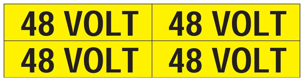 OCMEI SRL - OCM6ET2337 CF.10F ETICH. TENS. 48V 120X30 (4 X F)