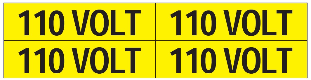 OCMEI SRL - OCM6ET2338 CF.10F ETICH. TENS. 110V 120X30 (4 X F)