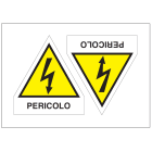 OCMEI SRL - OCM6ET2354 CF.10F ETICH. PERICOLO ELET. L.120+33 (2