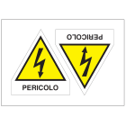 OCMEI SRL - OCM6ET2354 CF.10F ETICH. PERICOLO ELET. L.120+33 (2