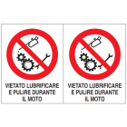 OCMEI SRL - OCM6ET2374 CF.10F ETICH. VIET.LUBRIFI. -125X160 (2X