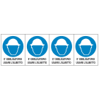 OCMEI SRL - OCM6ET2389 CF.10F ETICH. USARE ELMETTO 62X80 (4XF)