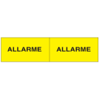 OCMEI SRL - OCM6ET2474 CF.10F ETICH. ALLARME MM125X60 (2XF)