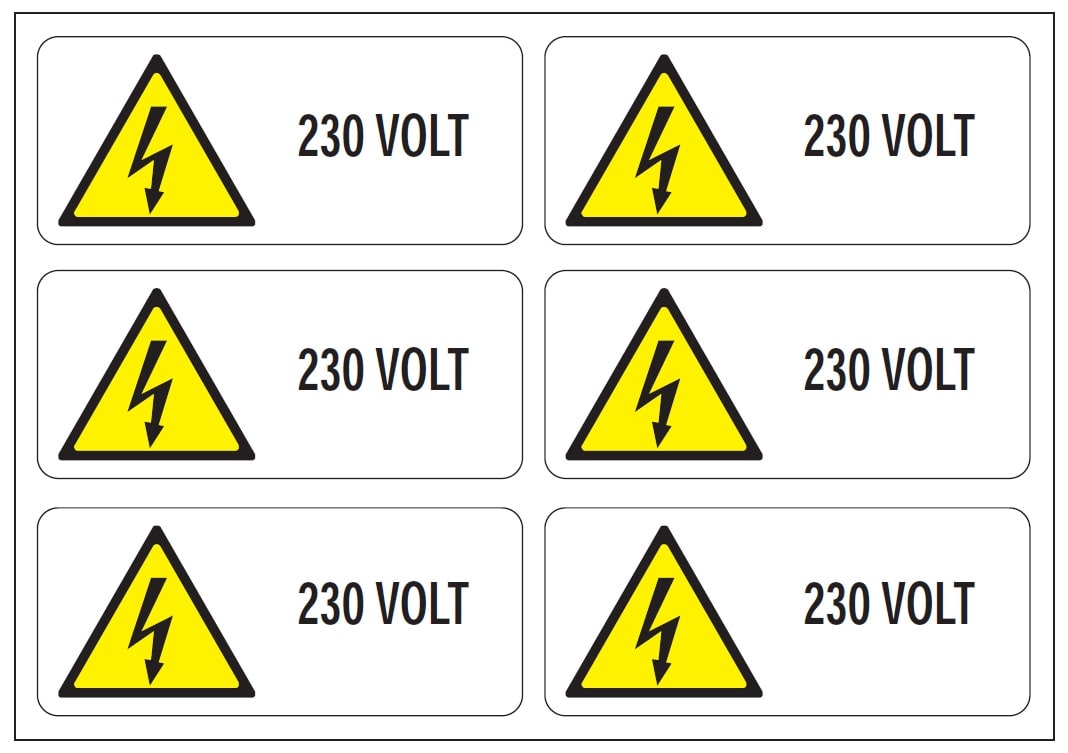 OCMEI SRL - OCM6ET2496 CF.10F ETICH.230 VOLT140X60 (6XF)